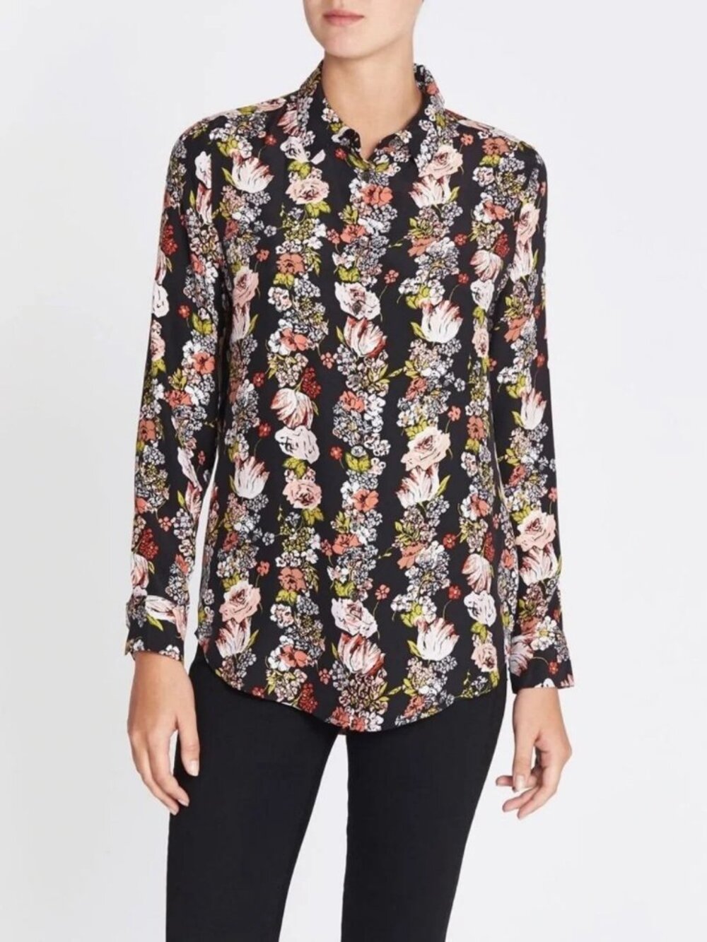 Equipment Essential Top Floral Silk